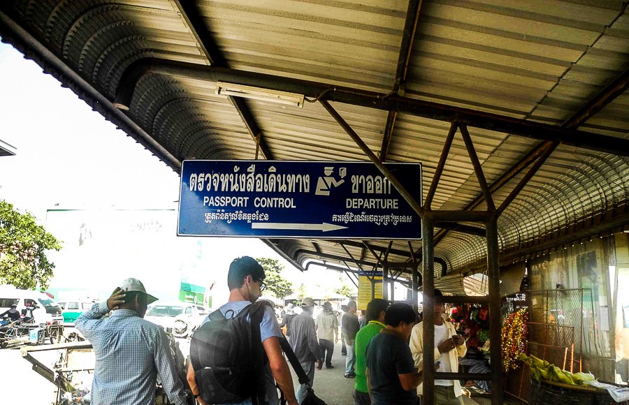 The border with Cambodia