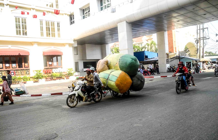 The border with Cambodia, Poipet