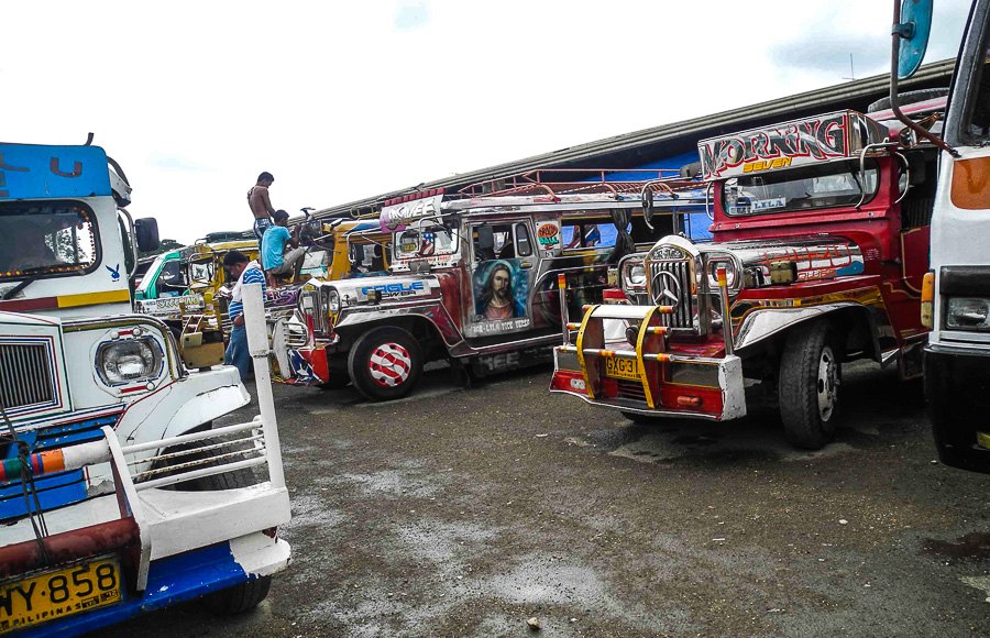 Colourful jeepneys
