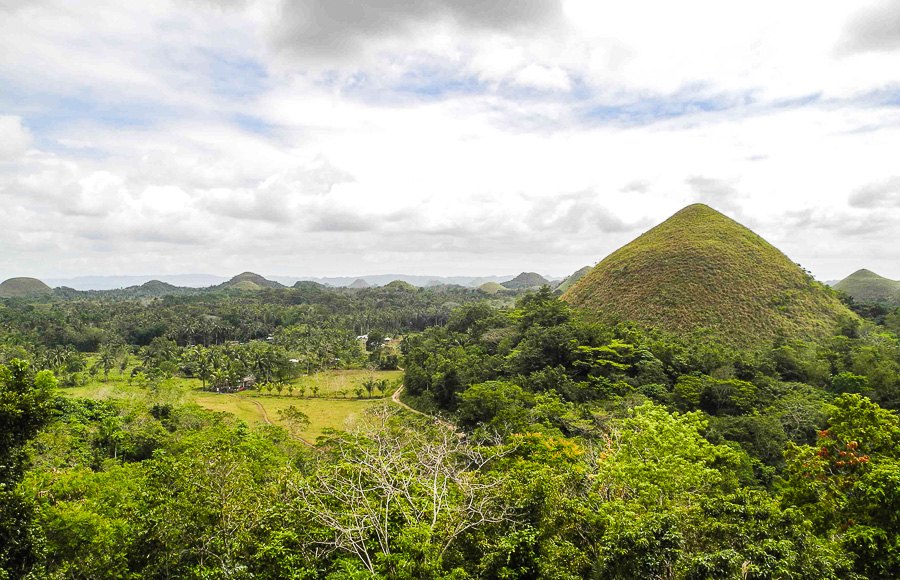Chocolate Hills on the island of Bohol