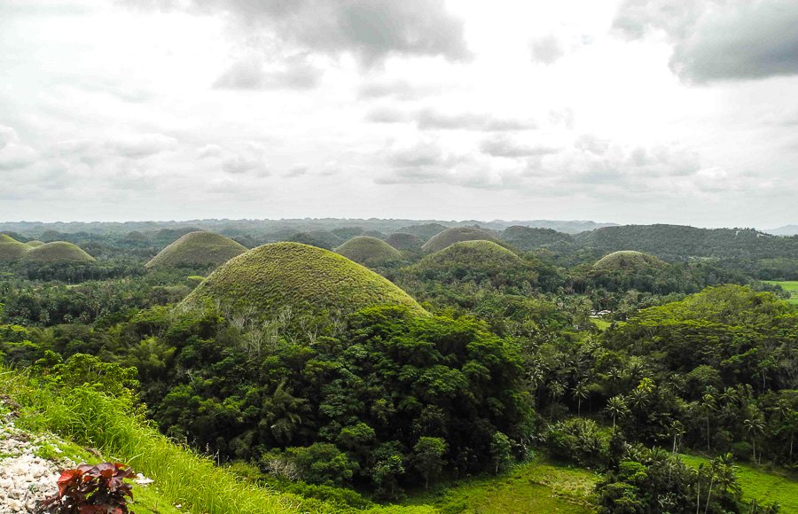 Chocolate Hills on the island of Bohol