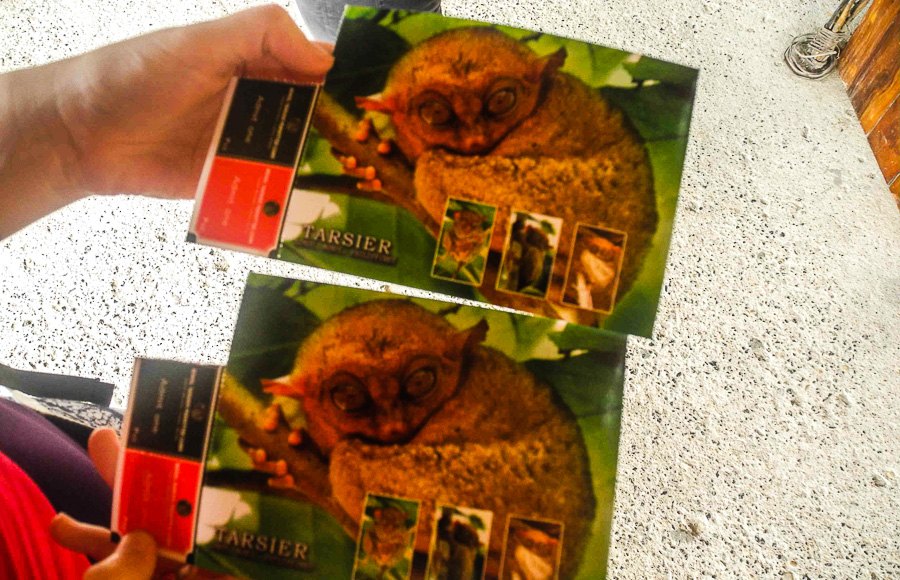 Postcard tickets