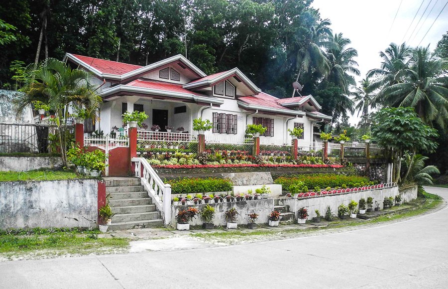Opposite the bus stop for Loboc