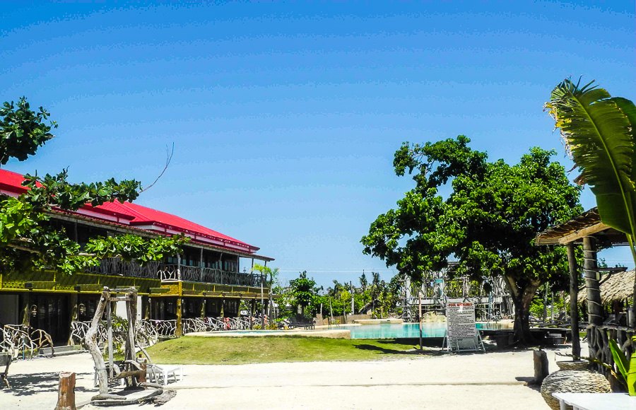 Wiederaufgebaute Resorts auf der Insel Malapascua