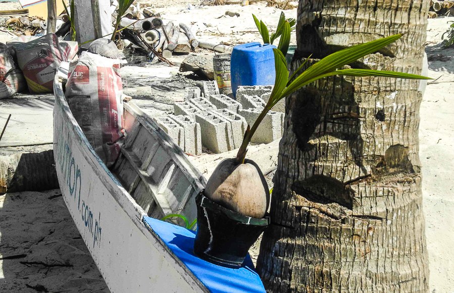 Zerstörungen auf der Insel Malapascua