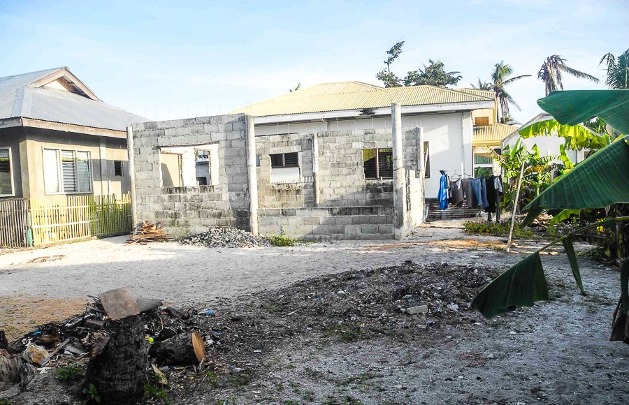 Zerstörungen auf der Insel Malapascua