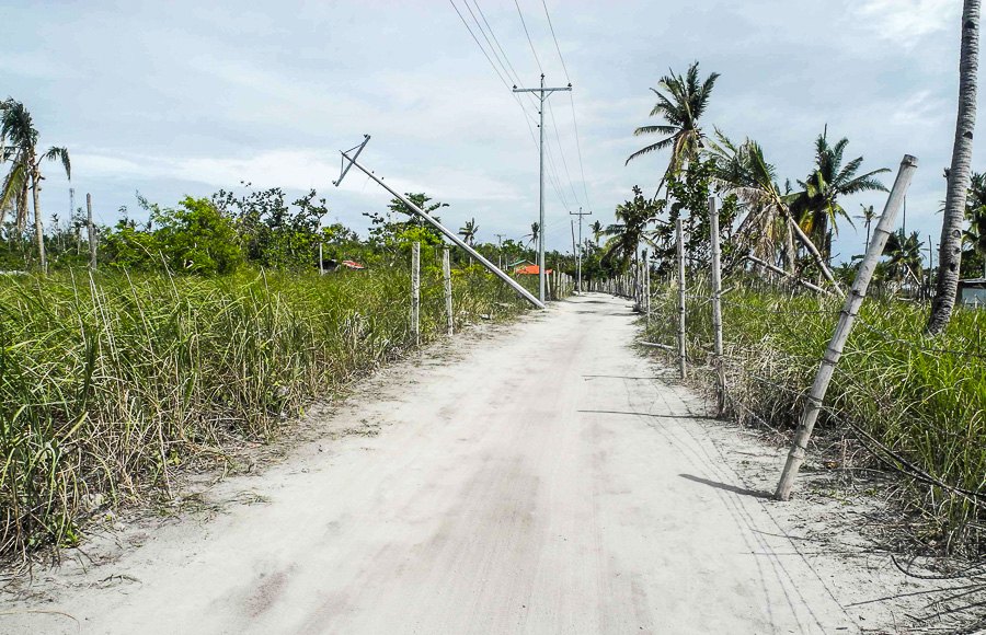 Zerstörungen auf der Insel Malapascua