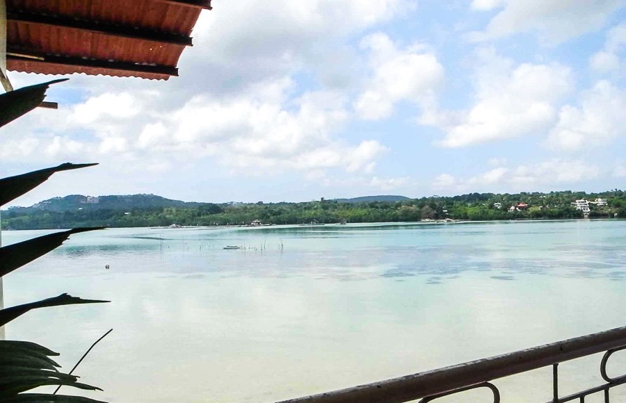 Casa Rey Francis Pension House hotel in Tagbilaran. View of the river