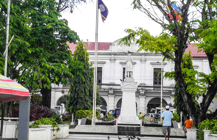 The central square in Tagbilaran