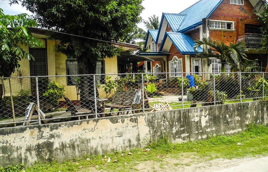 Houses on the island of Bohol