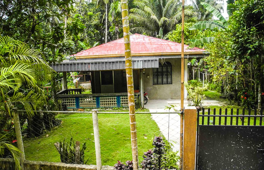 Houses on the island of Bohol
