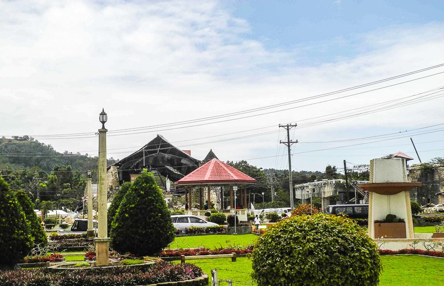 The town of Loboc on the island of Bohol