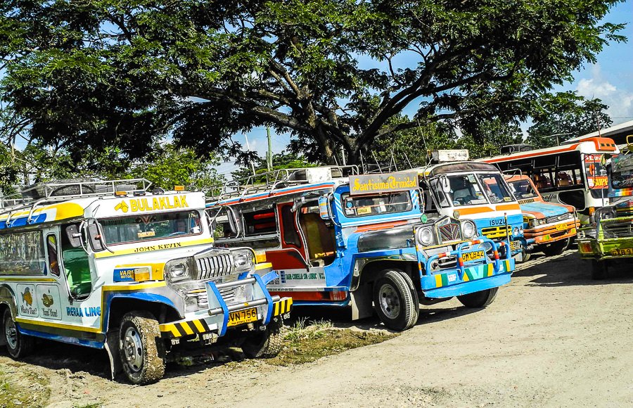 Philippine jeepneys in Tagbilaran
