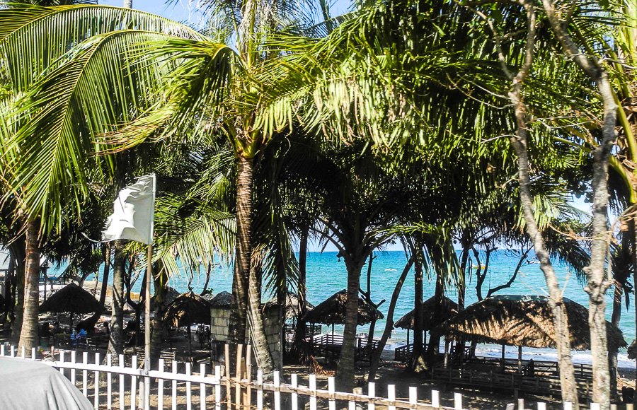 Along the coast of Cebu