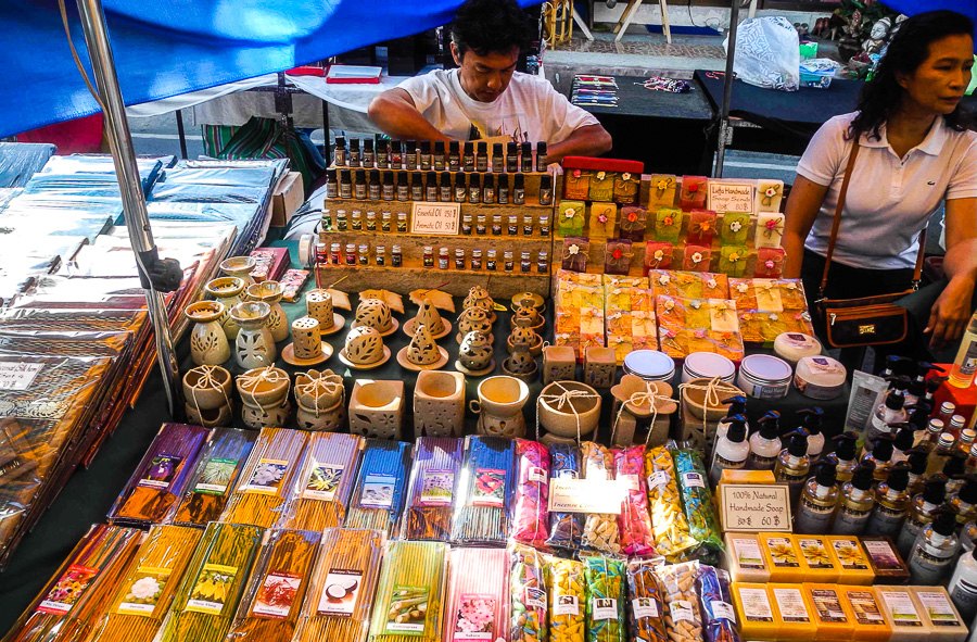 Evening market in Lamai, Koh Samui