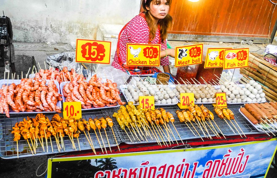 Evening market in Lamai, Koh Samui