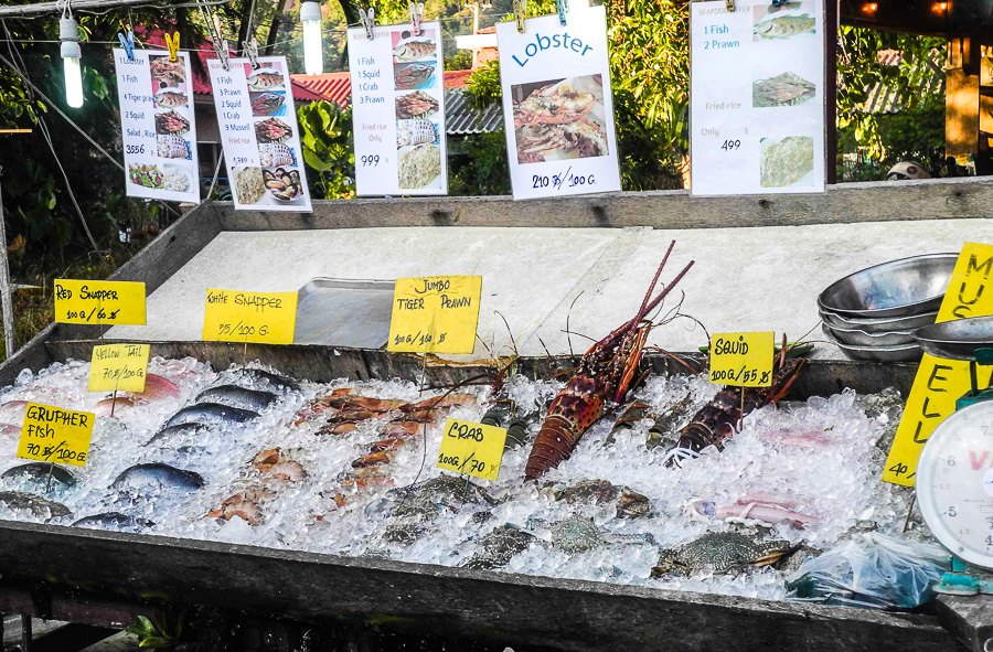 Evening market in Lamai, Koh Samui
