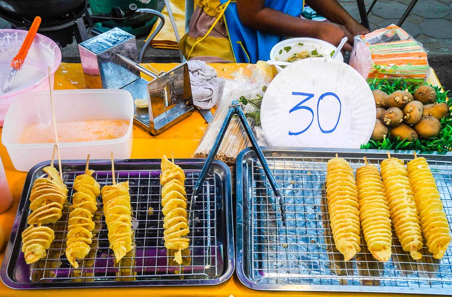Evening market in Lamai, Koh Samui