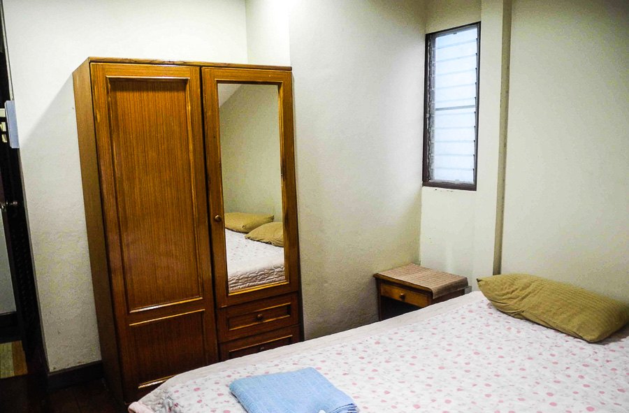Searching for budget accommodation in Vientiane, Laos