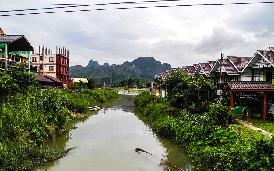 Streets of Vang Vieng