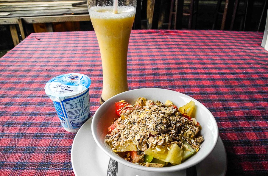 Food prices in Vang Vieng