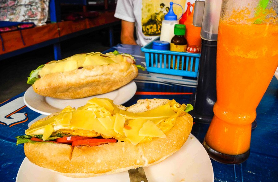 Food prices in Vang Vieng