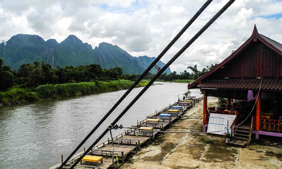 Streets of Vang Vieng