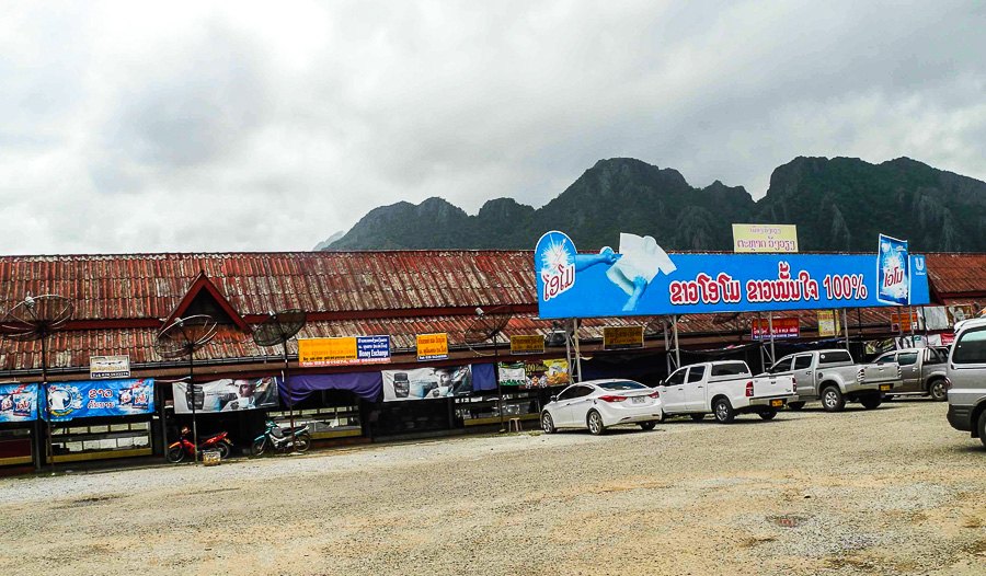 Market in Vang Vieng