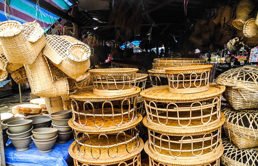 Market in Vang Vieng