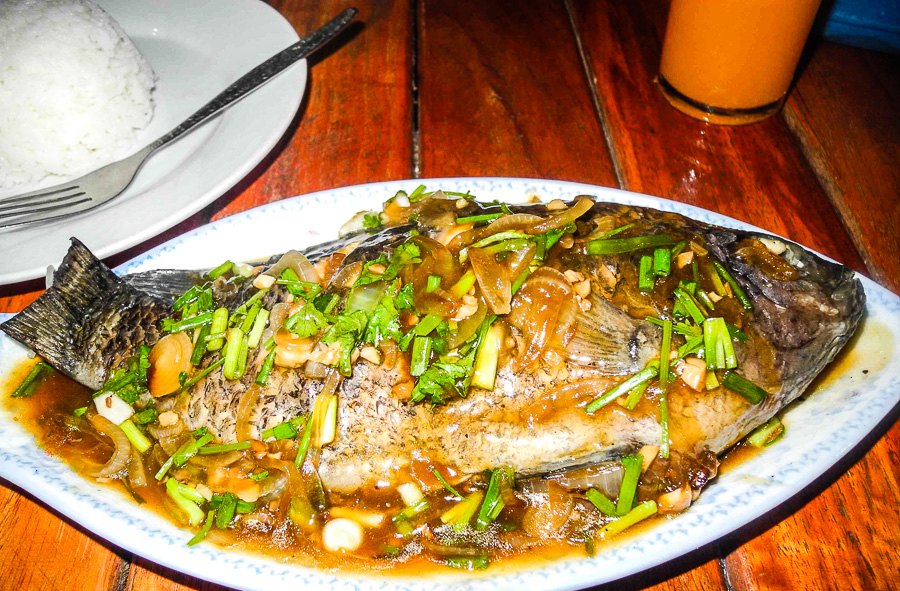 Food prices in Vang Vieng