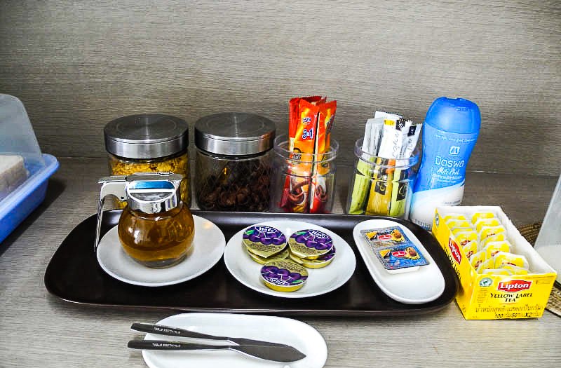Breakfast at the Riski Residence hotel in Bangkok