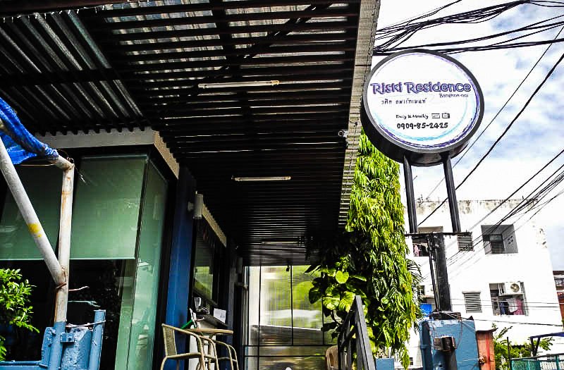 At the Riski Residence hotel in Bangkok