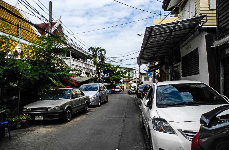 The Samsen Road area of Bangkok