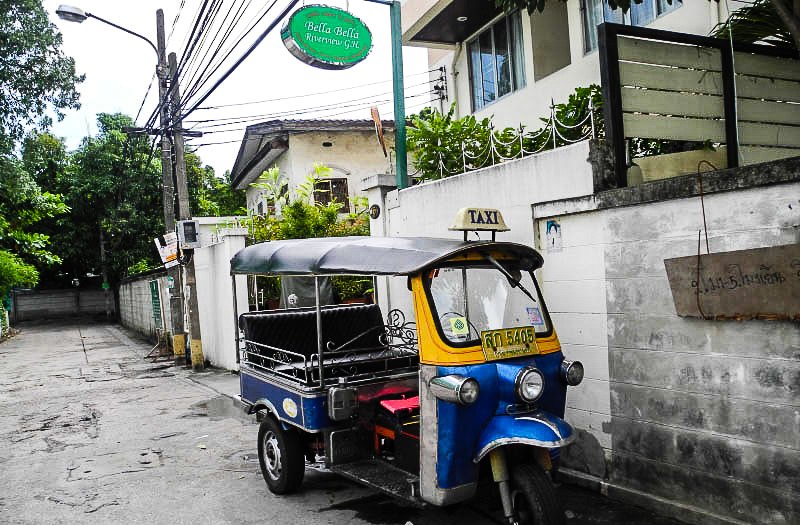 The Bella Bella Riverview guesthouse in Bangkok