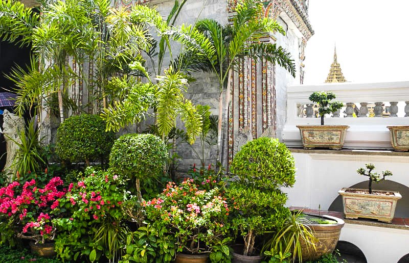 The grounds of the Grand Palace in Bangkok
