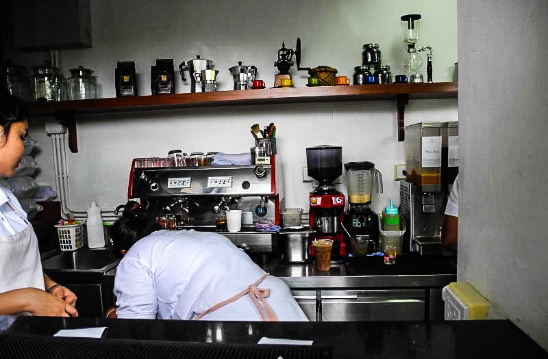 A café near the Queen Sirikit Museum of Textiles in Bangkok
