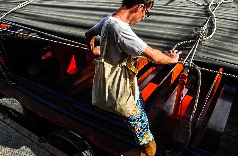 A boat in Bangkok