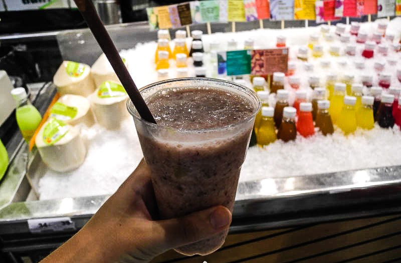 A smoothie at Big C in Bangkok