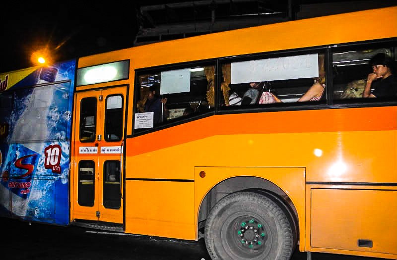 A city bus in Bangkok
