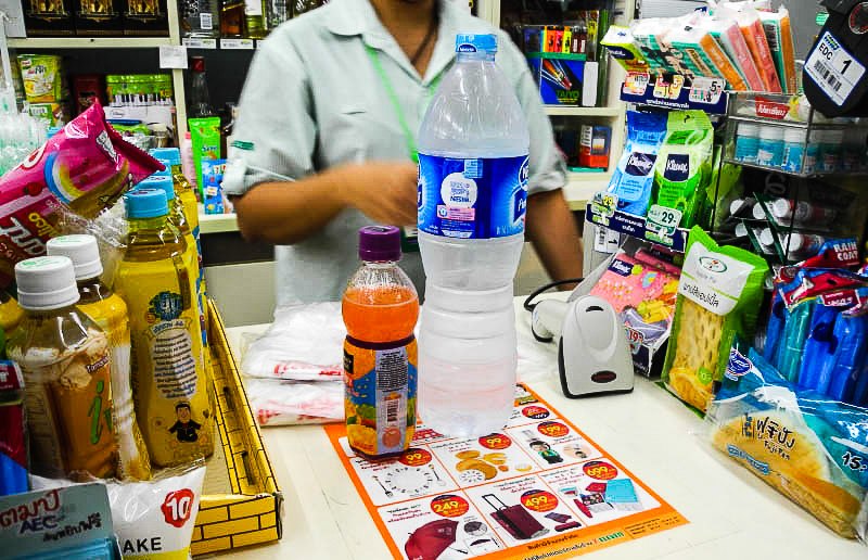 Shopping at 7-Eleven