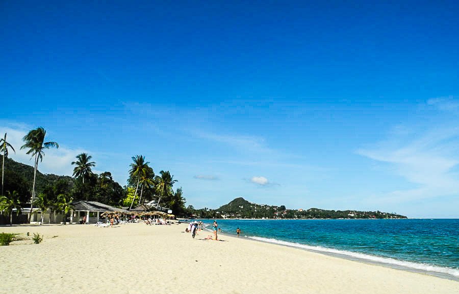 Lamai beach on Koh Samui