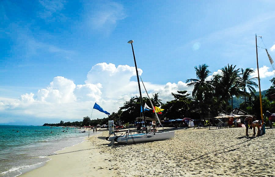 Lamai beach on Koh Samui