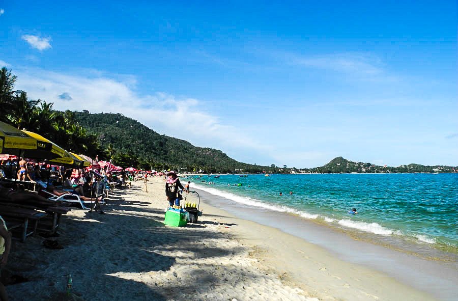 Lamai beach on Koh Samui