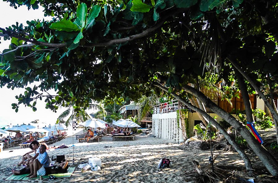 On Lamai beach