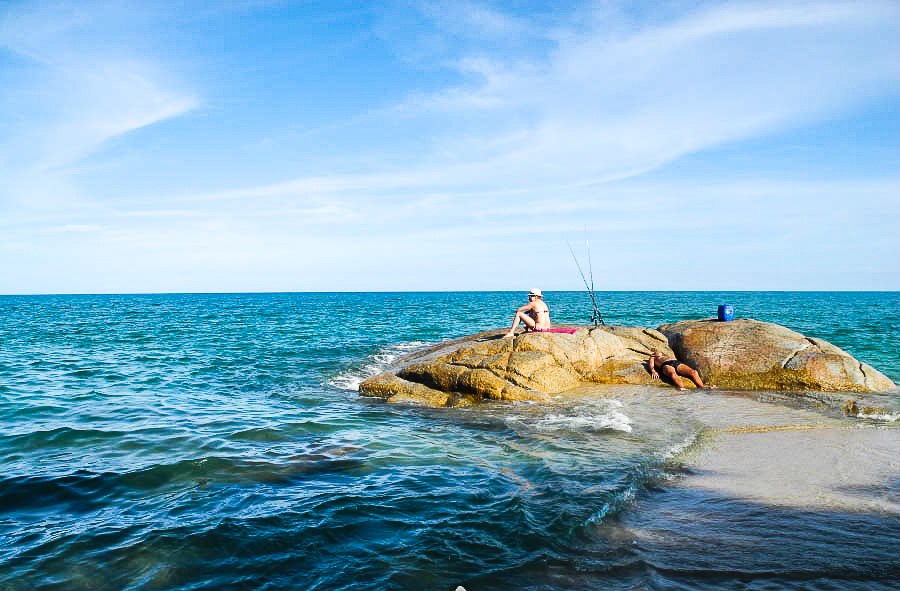 Rocks on Lamai beach