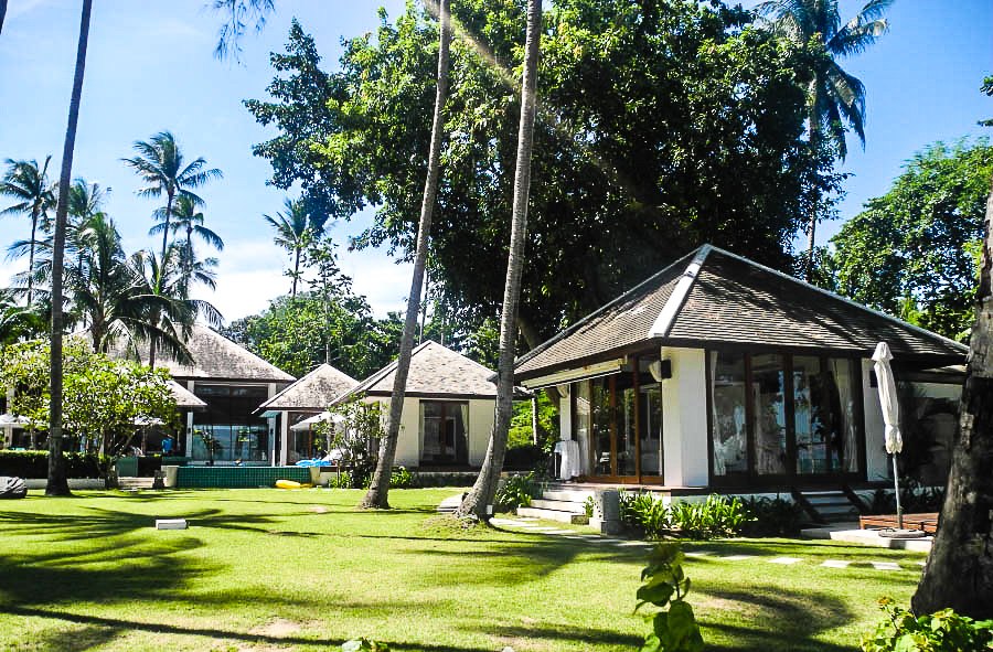 Houses on Lipa Noi beach, Samui