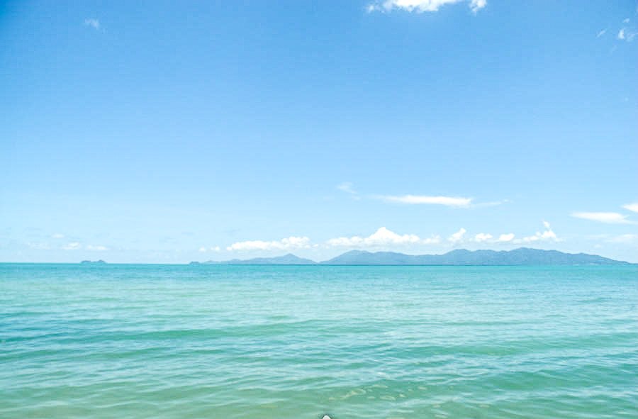 The water at Mae Nam beach, Samui
