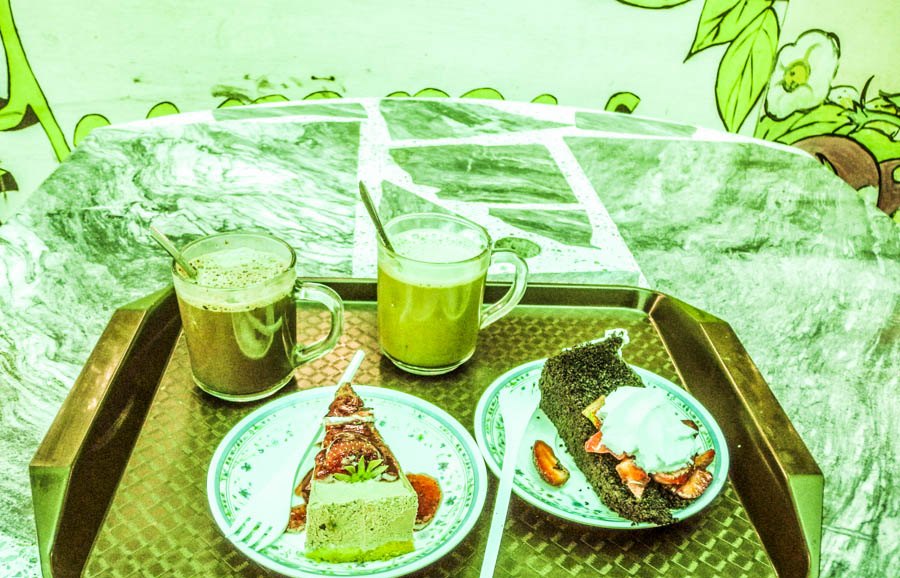 Erdbeer-Käsekuchen in den Cameron Highlands