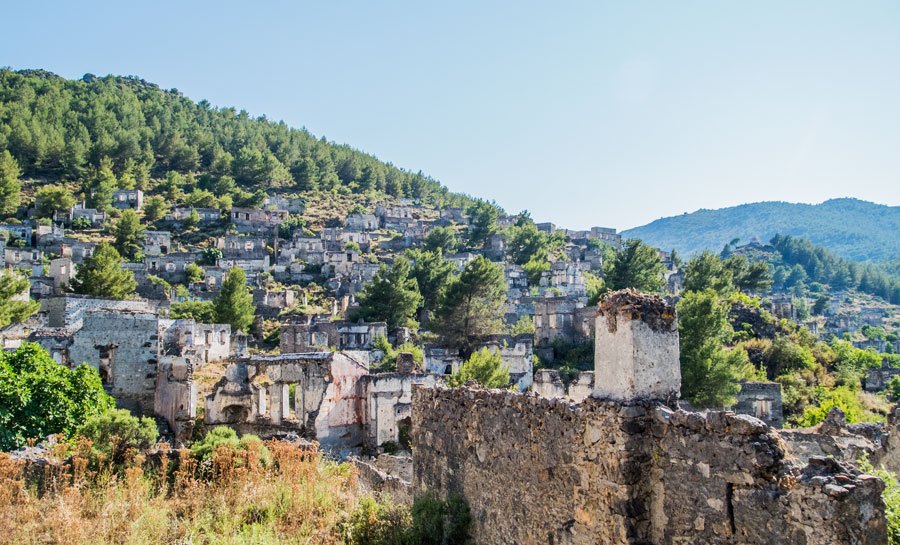 Kayaköy ghost town in Fethiye