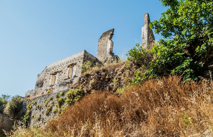 ghost town in Turkey